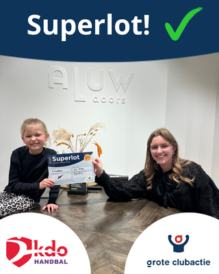 Applaus voor Saar (F) en Aluwdoors!